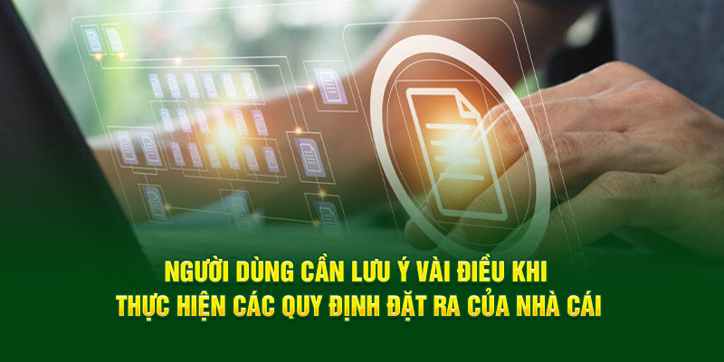 Người dùng cần phải điền trung thực các thông tin cá nhân